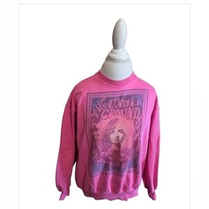 💓 Pink Graphic Women's Sweatshirt Sz Xs